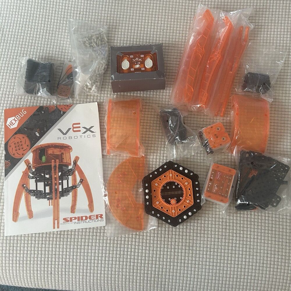 Vex Robotics Hex Bug Spider Robotic Replacement Parts 200+ Instruction Book